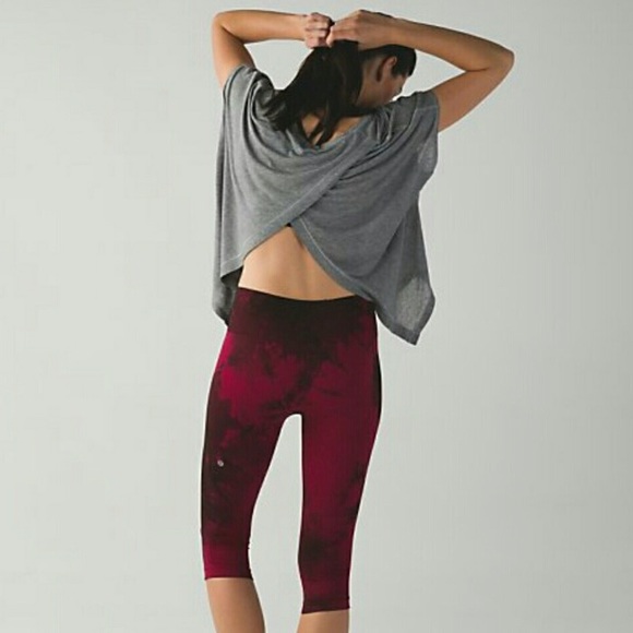 Lululemon In The Flow Crop Tye Dye Leggings - Picture 6 of 14